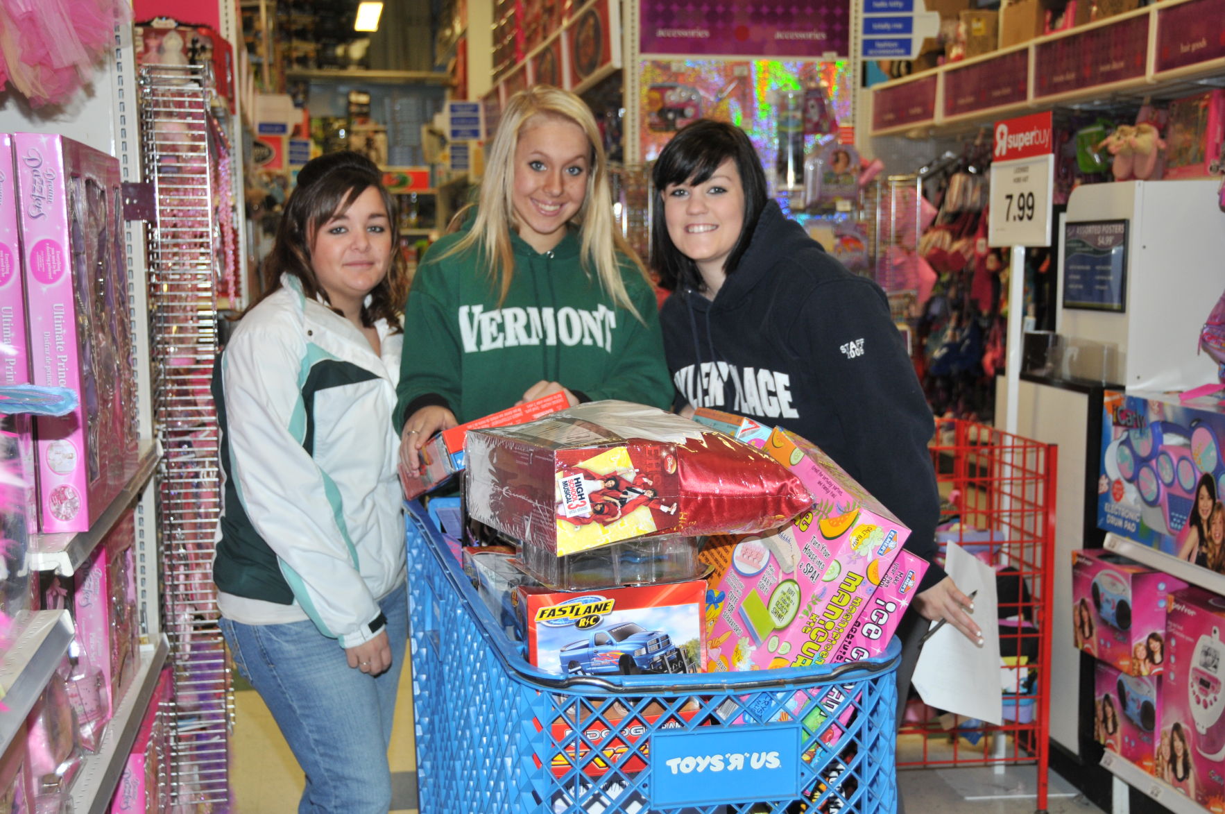 MVU students shop for gifts for Operation Happiness families in this file photo taken in 2009.